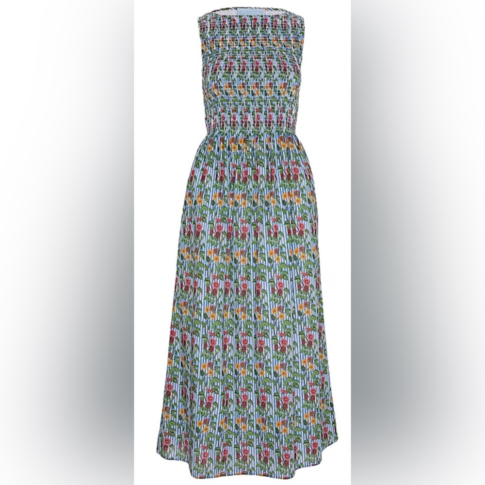 Hill House Cosima Nap Dress - Geranium Stripe
